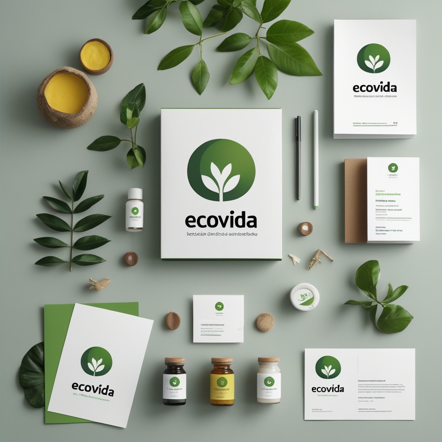 Identidad visual y branding para EcoVida por OndasTec